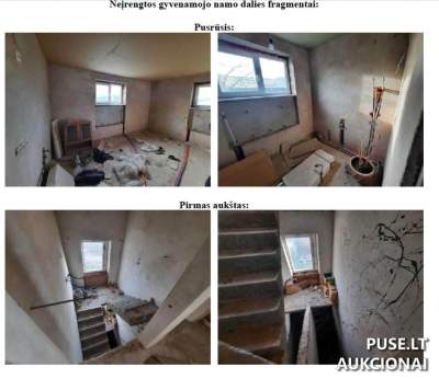 Parduodamas 445 kv.m. gyvenamasis namas Kaune, Dvareliškių g. 10, pradinė kaina 126000 EUR