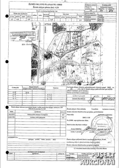 Žemės ūkio paskirties žemės sklypas Panevėžio rajone (Kulbagalio k.) 17120 EUR pradinė kaina
