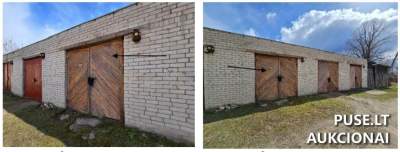 Garažas Ignalinos mieste, Garažų g. 1-3, pradinė kaina 8856 EUR, 25.35 kv. m