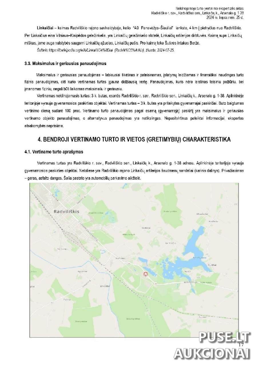 Butas Patalpos/Butai Arsenalo g. 1, 82183 Linkaičiai, Lithuania 2