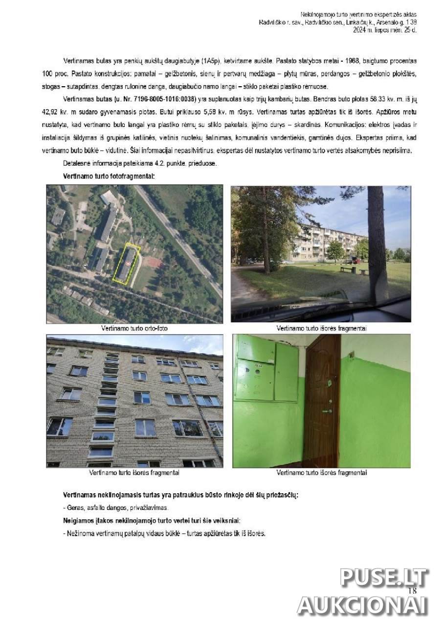 Butas Patalpos/Butai Arsenalo g. 1, 82183 Linkaičiai, Lithuania 3