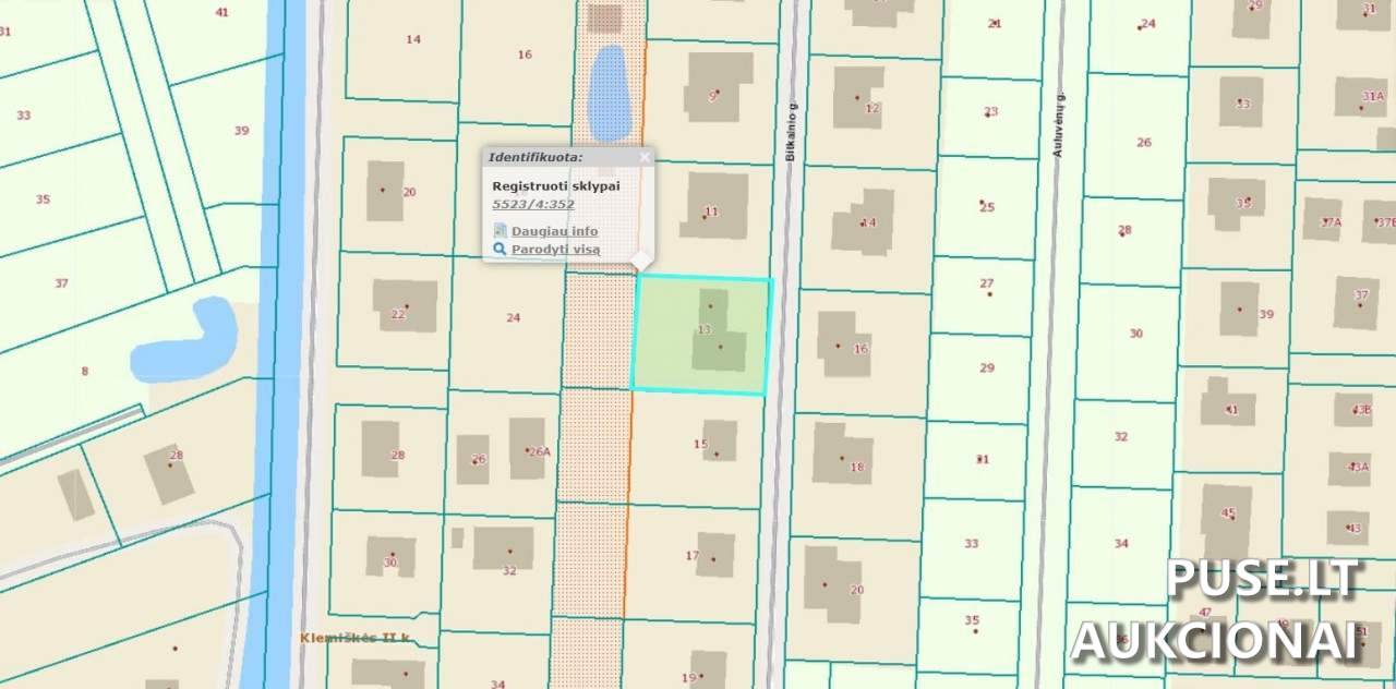 Žemės sklypas Sklypai Bitkalnio g. 13, 91290 Klemiškė II, Lithuania 2