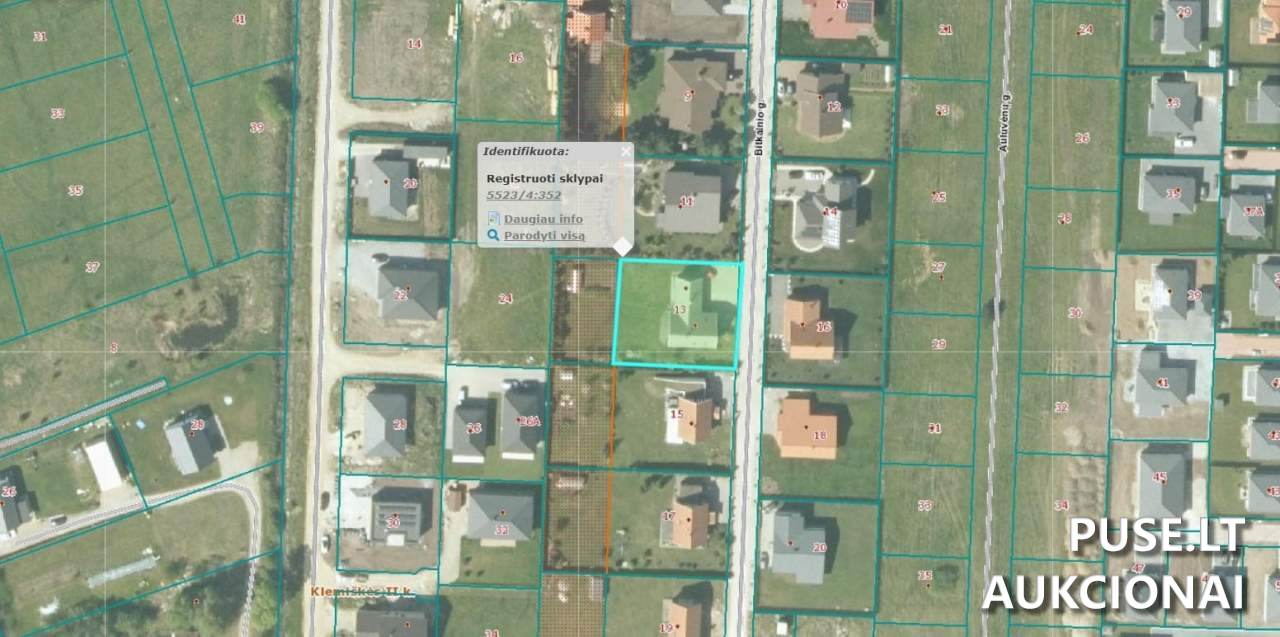 Žemės sklypas Sklypai Bitkalnio g. 13, 91290 Klemiškė II, Lithuania 3