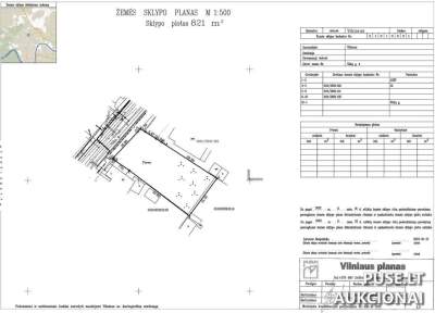 Žemės sklypo dalis Vilniuje, Vilkų g. 4, parduodama 528000 EUR aukcione