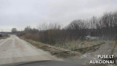 Valstybinis 1/1 žemės sklypas Šiauliuose, Žiemgalių g. 38, pradinė kaina 20632 EUR