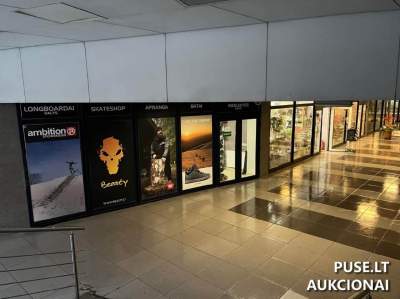Nuomojamos 35.5 kv.m prekybos patalpos su kirpyklos funkcija Vilniuje, Konstitucijos pr. 3A, pradinė kaina 277 EUR/mėn
