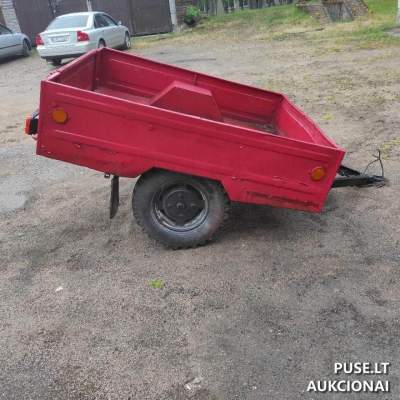 Pakartotinis priekabos aukcionas Ignalinos rajone, pradinė kaina 140 EUR