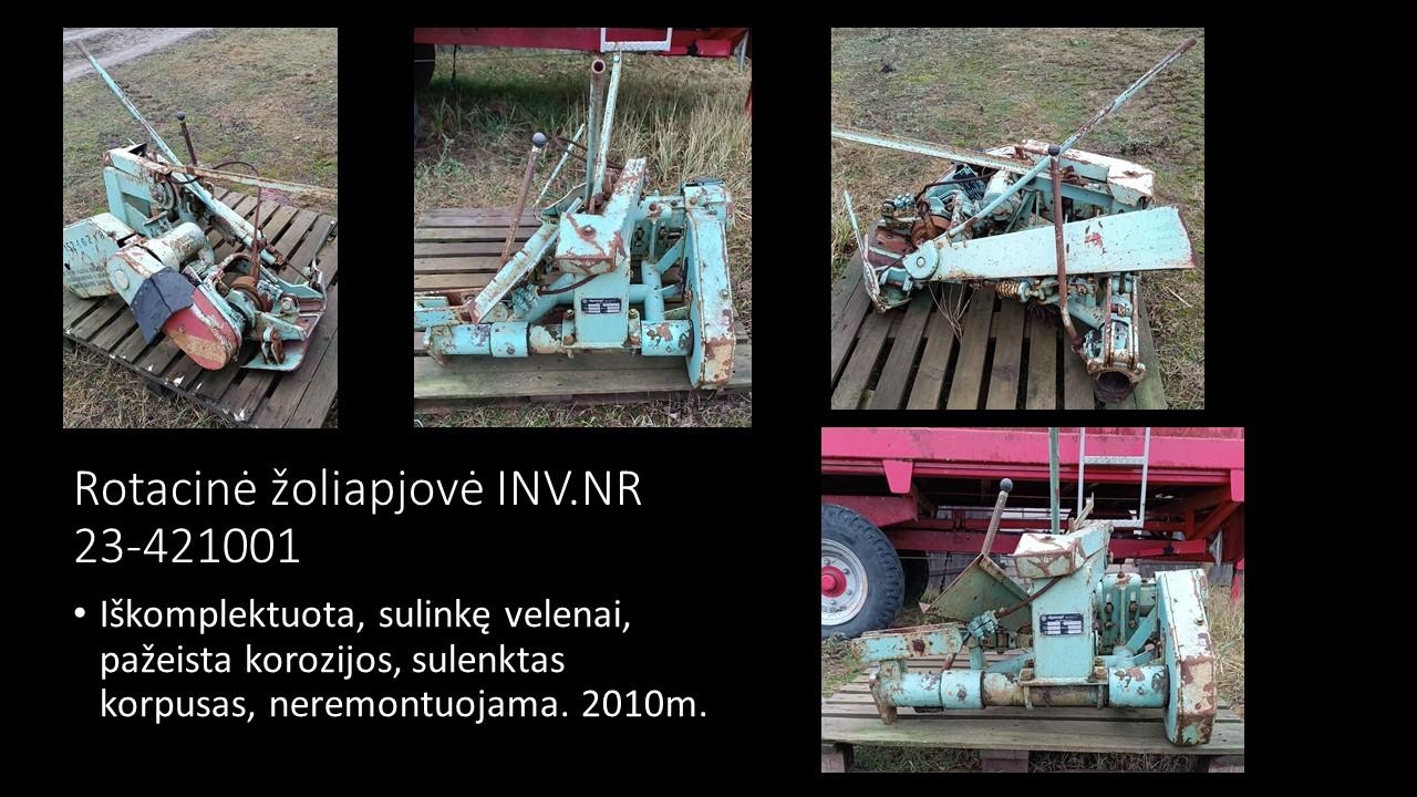 Rotacinė žoliapjovė  Inv. Nr. 23-42101 Kitas turtas 2