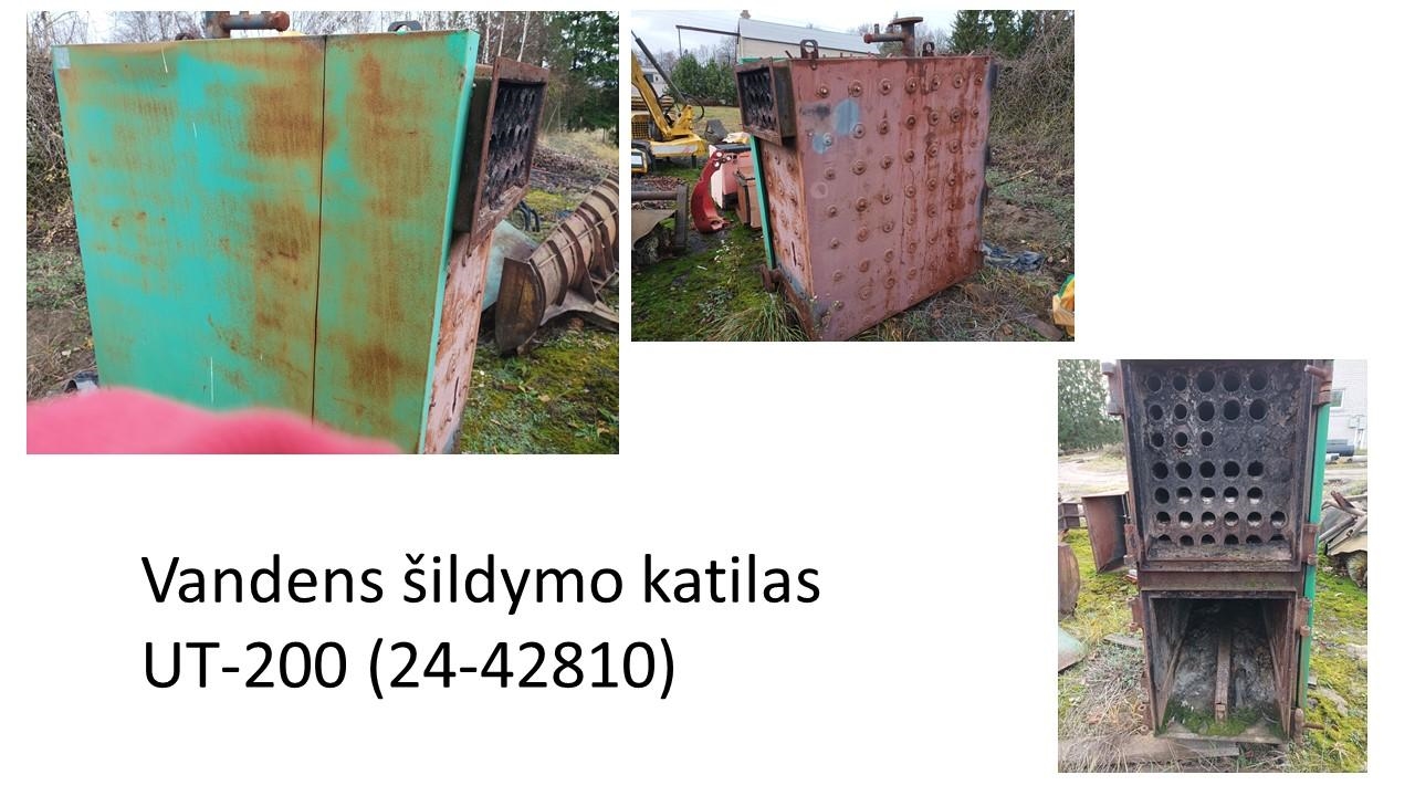 Vandens šildymo katilas UT-200	Inv. nr. 24-42810 Kitas turtas 2