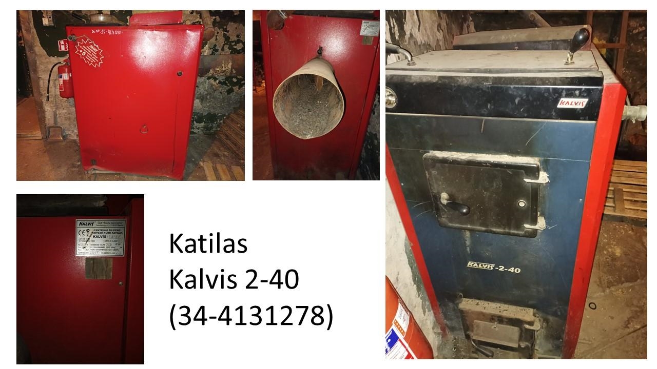 Katilas "Kalvis 2-40" dešininis	Inv. nr. 34-4131278 Kitas turtas 2