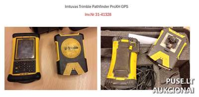 Imtuvas Trimble Pathfinder ProXH GPS aukcionas Švenčionėliuose, pradinė kaina 203 EUR, galimybė įsigyti technikos dalį
