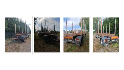 Miškovežio priekaba JYKI V20-TO aukcione nuo 586 EUR - Nekilnojamojo turto registras CV330