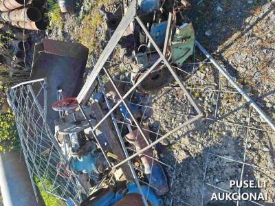 Juodojo metalo laužo aukcionas Klaipėdoje, pradinė kaina 12000 EUR, orientacinis svoris 50 tonų