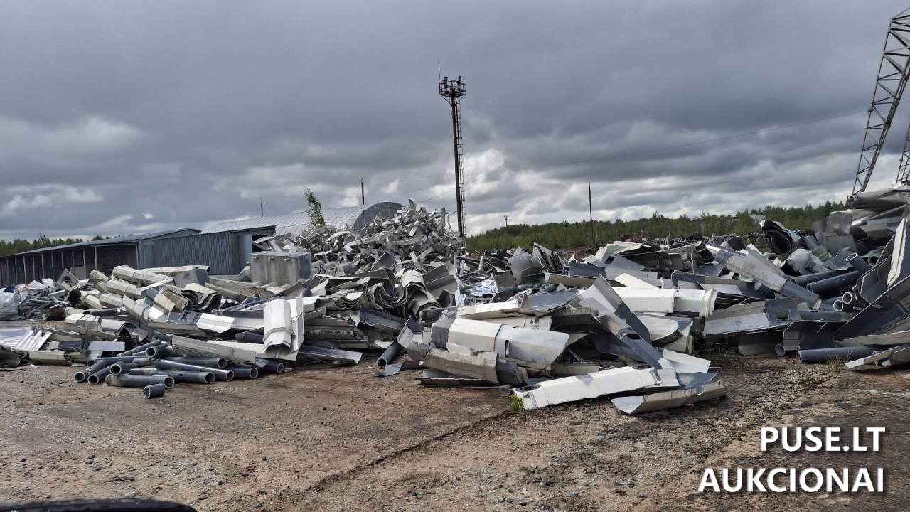 aliuminio metalo laužas, 65 t Kitas turtas 8