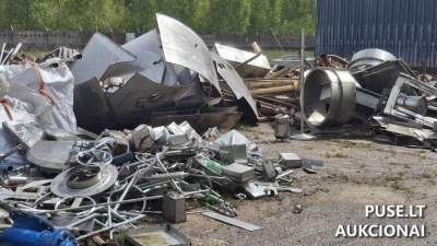 Nerūšiuoto nerūdijančio plieno laužas 180 t Ignalinos AE viešame aukcione 153000 EUR pradine kaina
