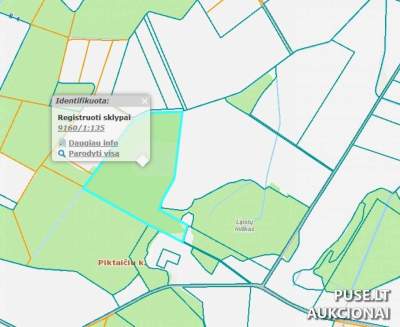 Žemės sklypo dalis Šiaulių r. sav., Burbinų k. aukcione nuo 5200 EUR