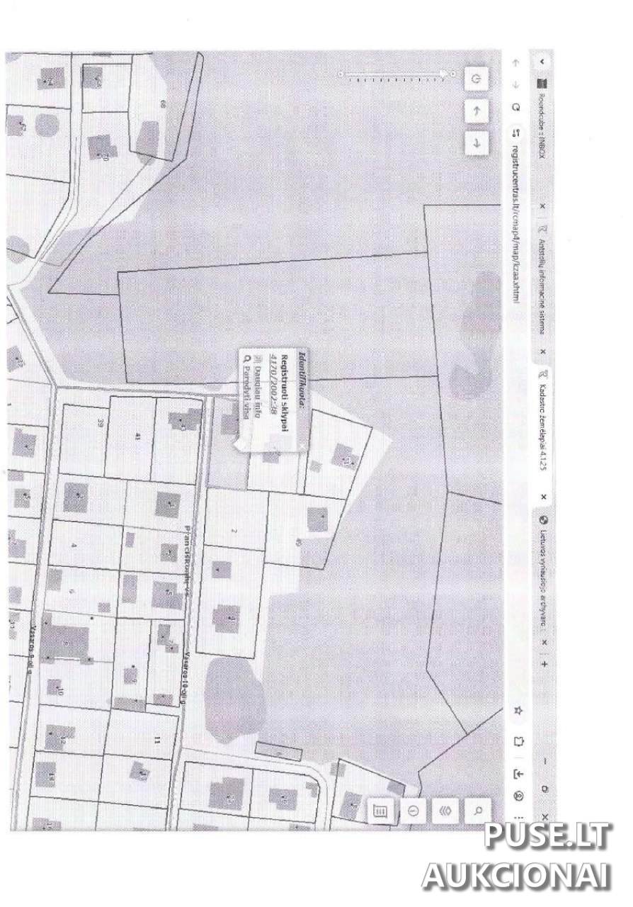 Žemės sklypas Sklypai Vasaros 3-ioji Gatve 45, 15149 Nemenčinėlė, Lithuania 1
