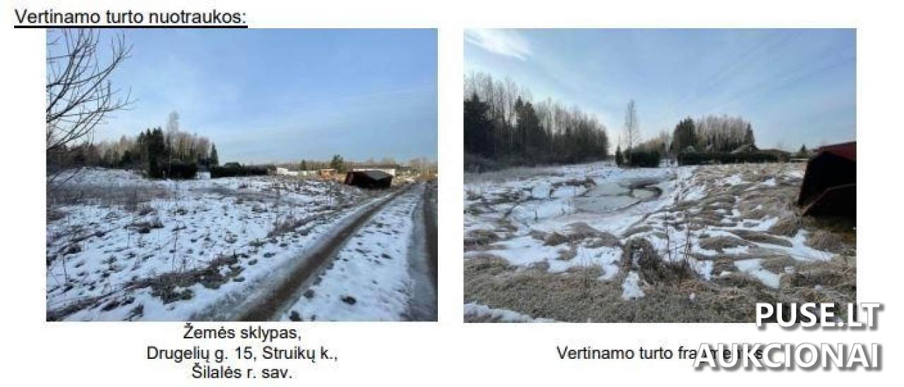 Žemės sklypas Sklypai Drugelių g. 15, Struikų k., 75110 Šilalės r. sav., Lithuania 1