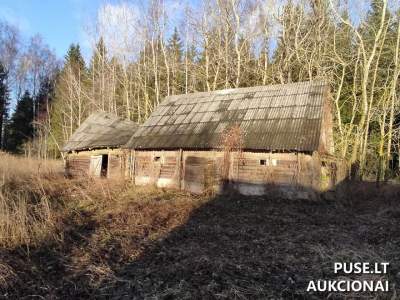 Medinis gyvenamasis namas Radviliškio rajone, Mumšilio kaime, parduodamas aukcione už 1400 EUR