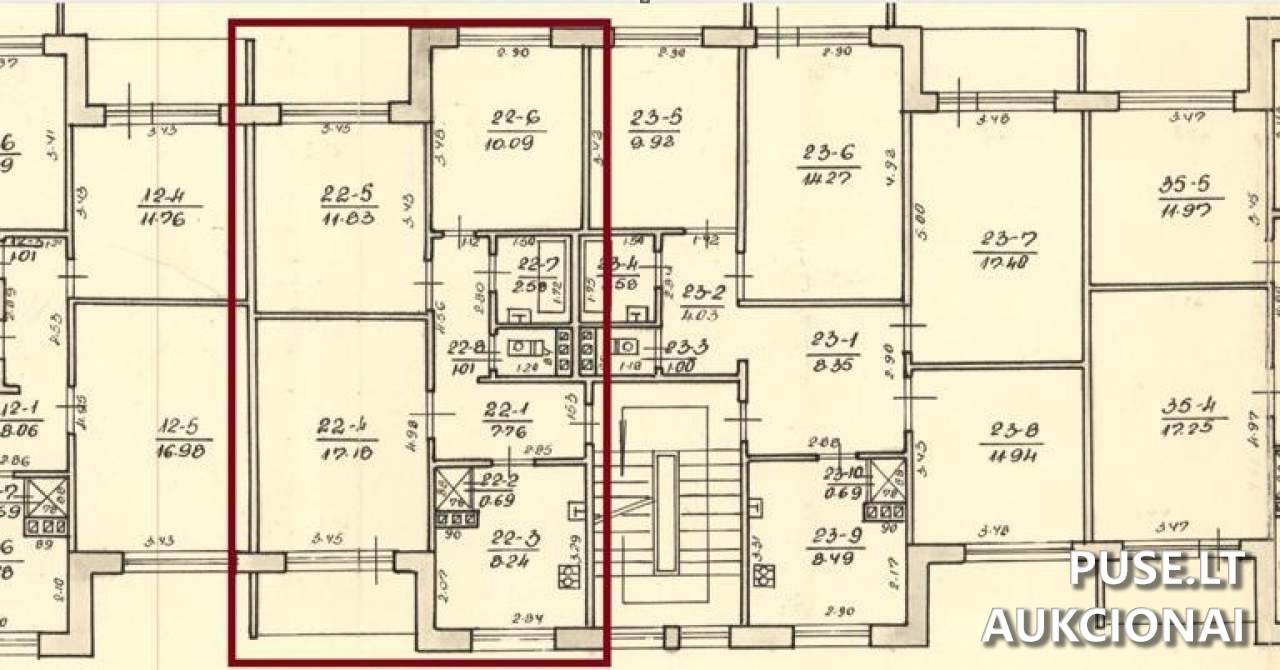 Butas Patalpos/Butai Nepriklausomybės g. 80, 70182 Vilkaviškis, Lithuania 1