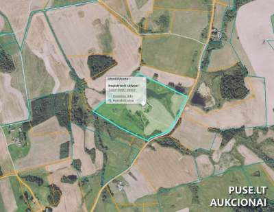 Žemės ūkio paskirties sklypas su sodyba Kelmės rajone 48672 EUR