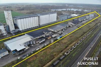 Ilgalaikio turto ir atsargų pardavimas Vievio mieste, Stoties g. 65, pradinė kaina 1108548 EUR
