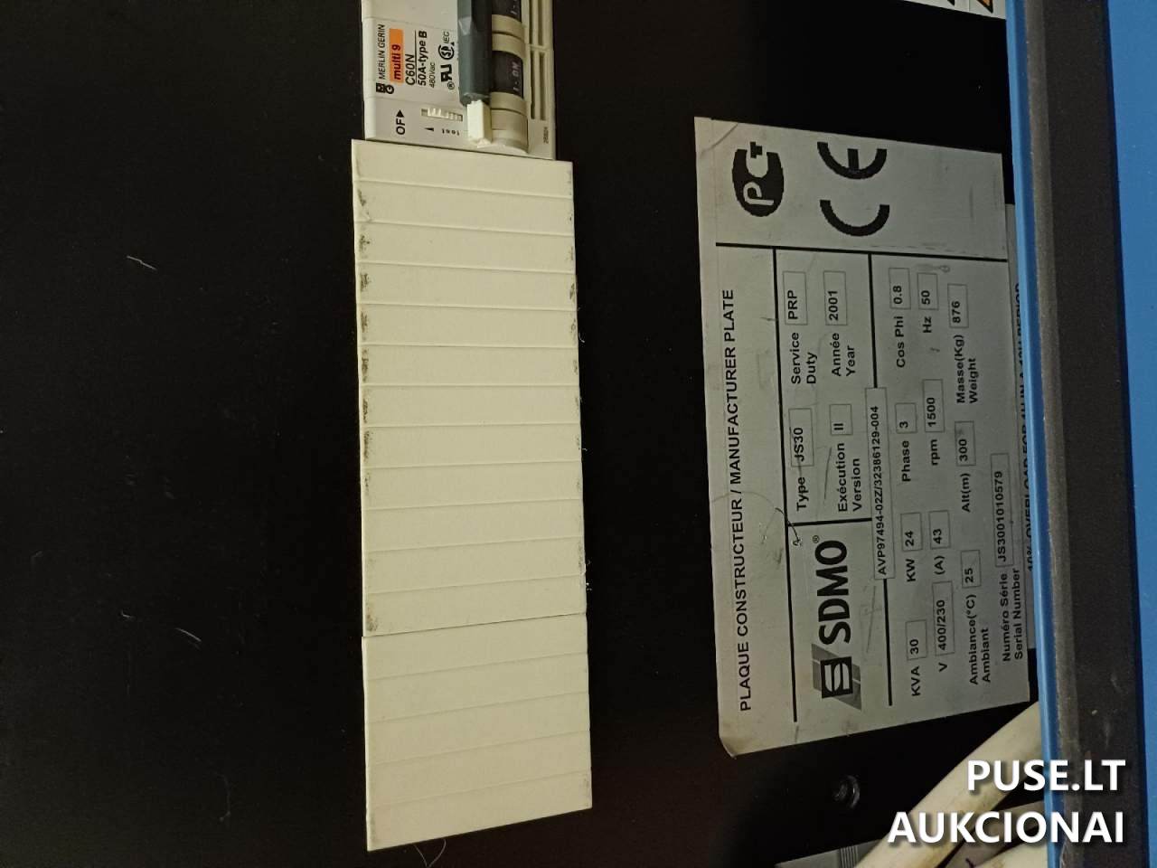 Dyzelinis generatorius ?SDMO JS? Mašinos ir įrengimai 2