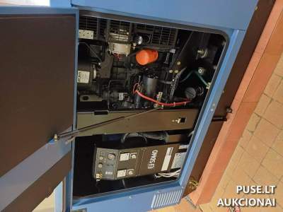 Dyzelinis generatorius 24 kW aukcione Klaipėdoje, pradinė kaina 1500 EUR