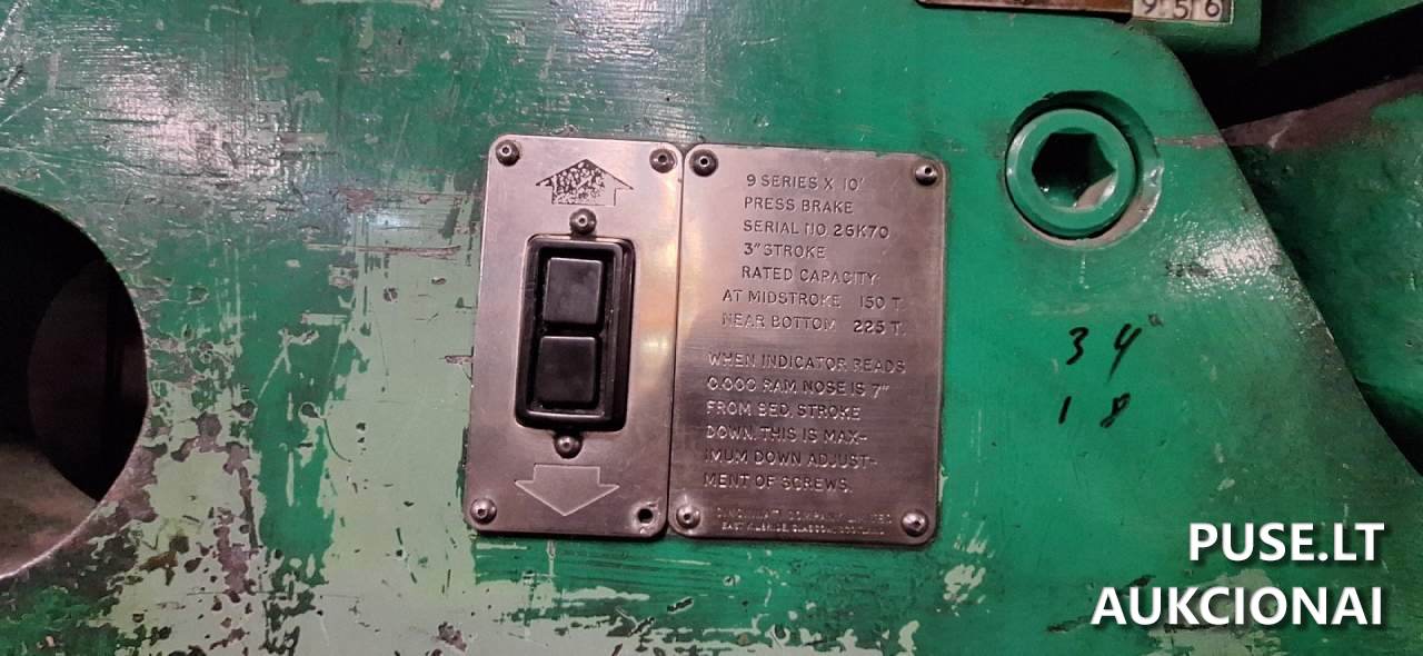 Metalo lenkimo staklės CINCINNATI 9 26K70 Mašinos ir įrengimai 5