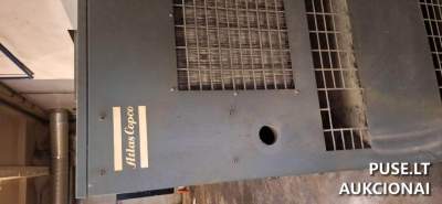 Sraigtinis oro kompresorius ATLAS COPCO GA45 aukcione Šiauliuose nuo 400 EUR