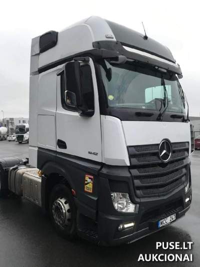Krovininis Mercedes-Benz Actros 2017 m. aukcionas Klaipėdoje nuo 29650 EUR