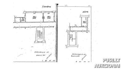 Parduodamas butas Šiaulių r. sav., Paringuvio k. su rūsiu, pradinė kaina 945 EUR