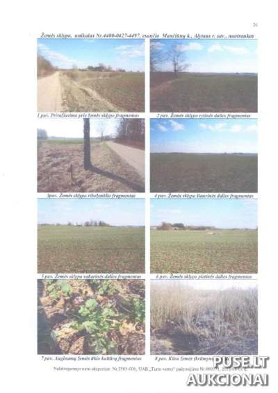 Žemės ūkio paskirties sklypas Alytaus rajone, Mančiūnų kaime, 9.9 ha parduodamas už 37020 EUR