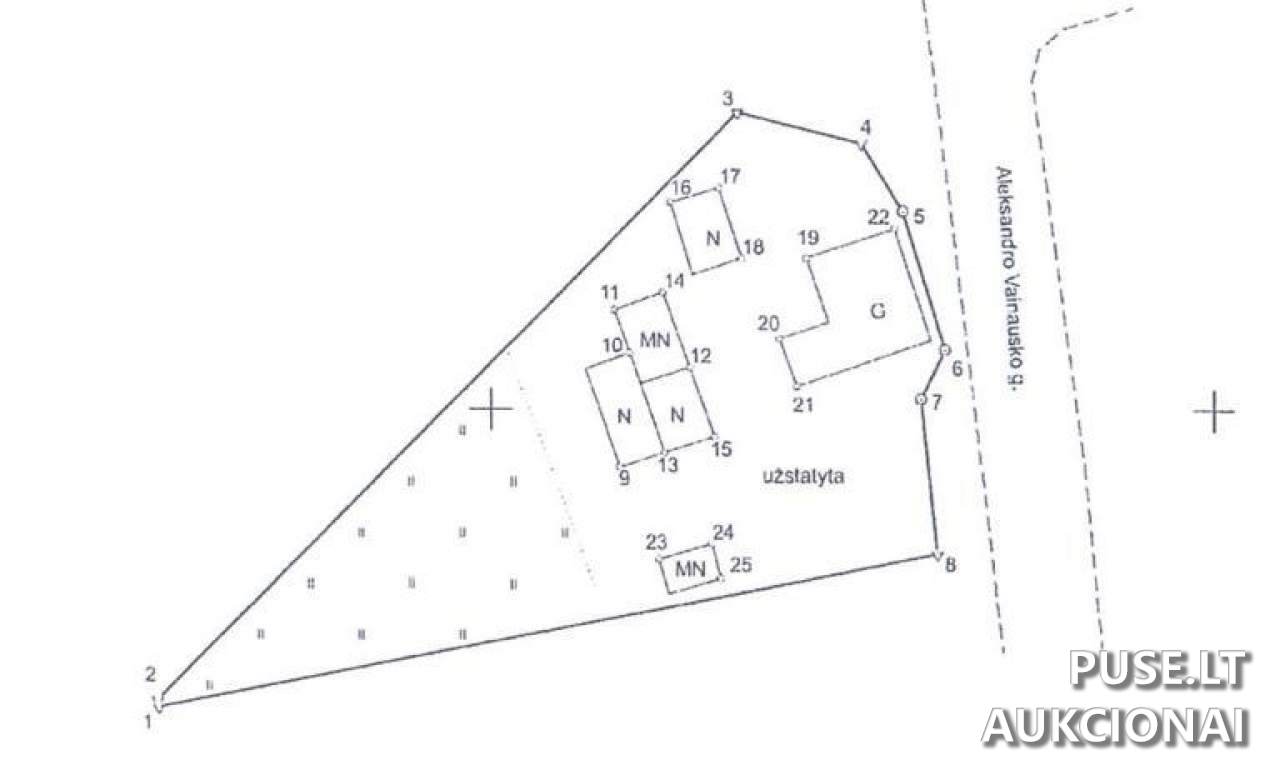 Gyvenamasis namas Pastatai A. Vainausko g. 10, 83342 Pašvitinys, Lithuania 1