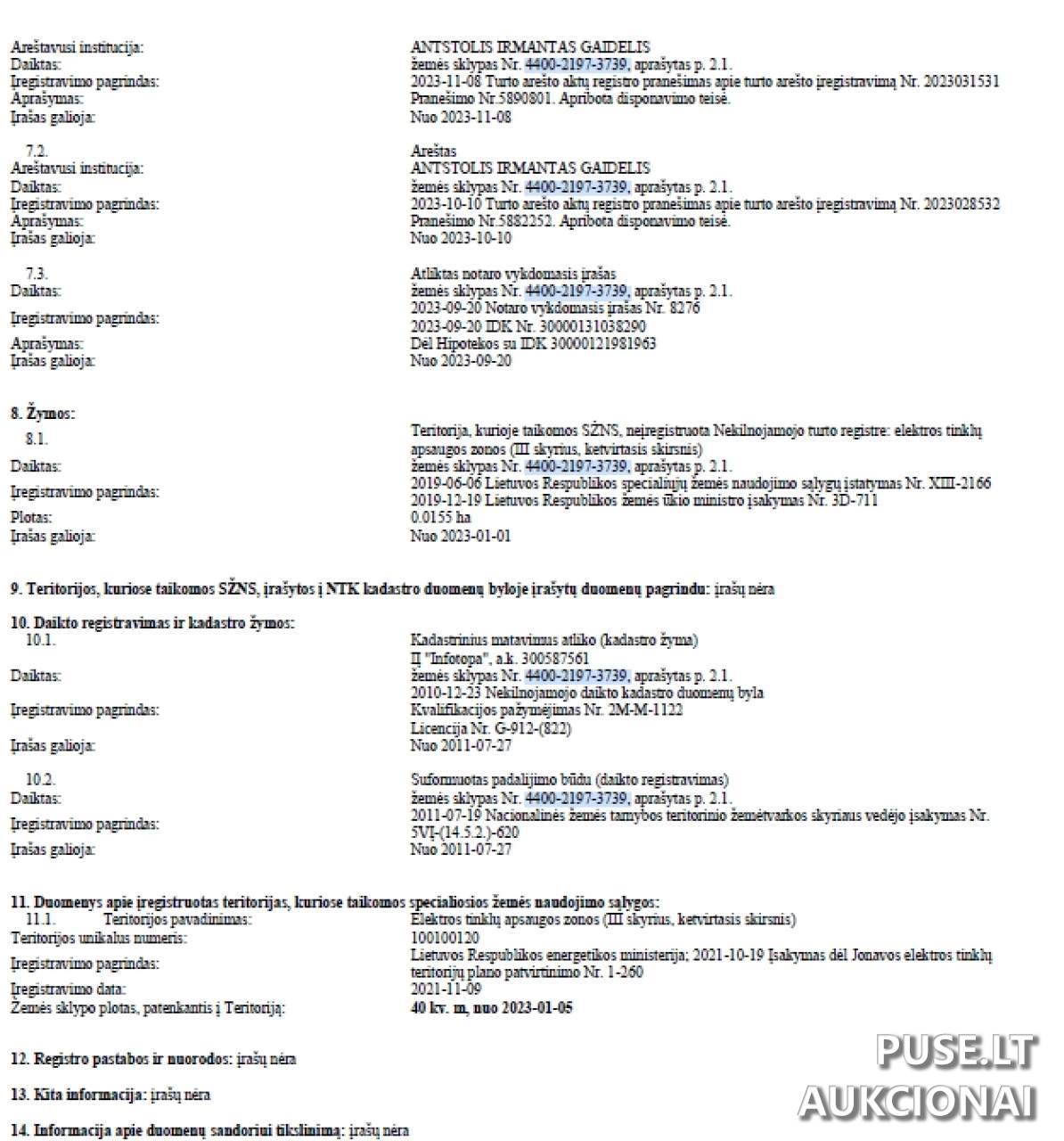 Žemės sklypas Sklypai Astrų g. 10, Užusaliai, 55337 Jonavos r. sav., Lithuania 1