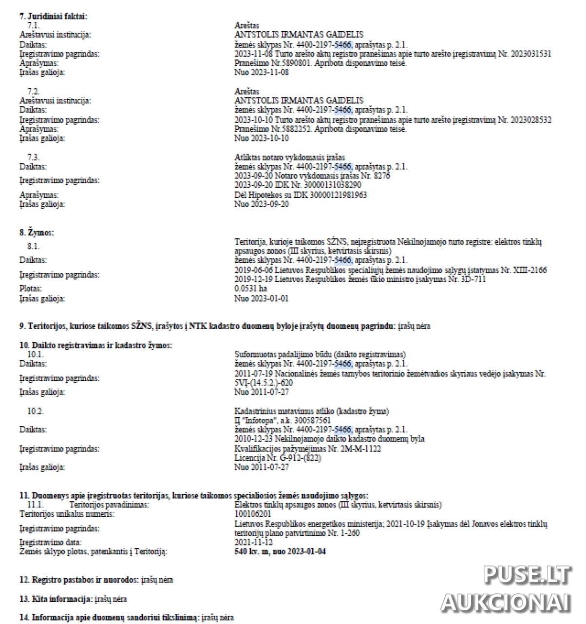 Žemės sklypas Sklypai Astrų g. 9, Užusaliai, 55337 Jonavos r. sav., Lithuania 1
