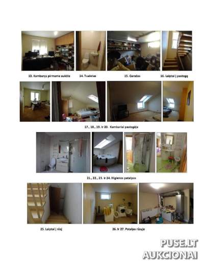 Gyvenamas namas Kaune, Pakalnės g. 15K, 237 kv.m, pradinė kaina 224000 EUR