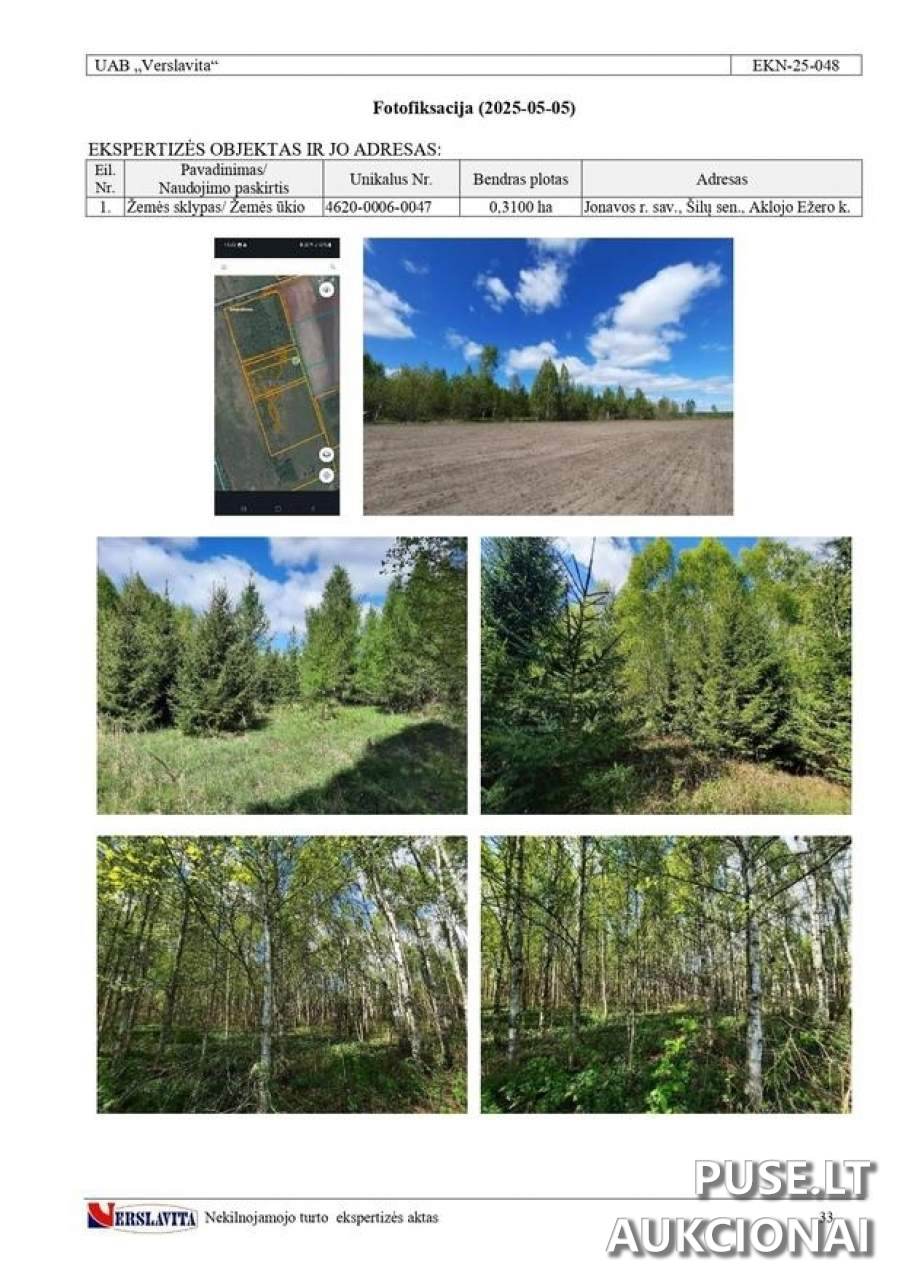 Žemės sklypas Sklypai Jonava District Municipality, Lithuania 1