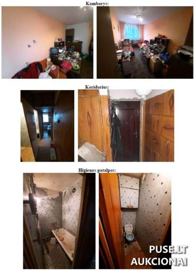 Trijų kambarių butas Kaune, Partizanų g. 114 parduodamas aukcione nuo 16620 EUR