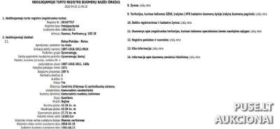 1/4 dalis buto Partizanų g. 102 Kaune 43 kv.m. 9000 EUR pradinė kaina