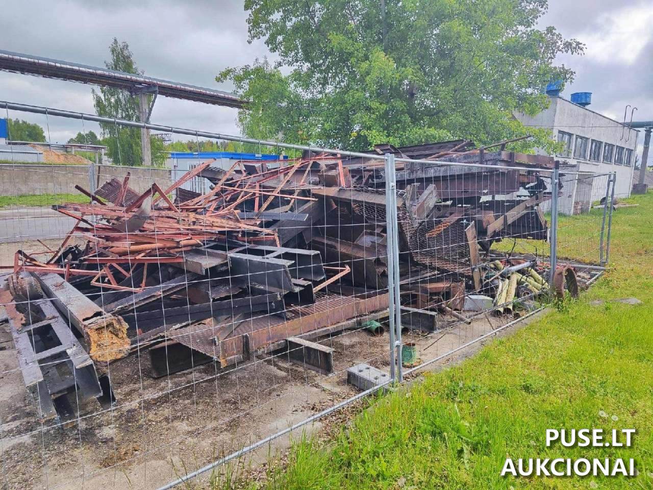 Negabaritinis juodasis metalo laužas Kitas turtas 1