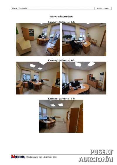 Parduodama 1/4 buto dalis Kaune, Laisvės al. 94B, pradinė kaina 25200 EUR