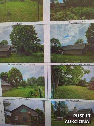 Žemės sklypas su gyvenamuoju namu ir ūkiniais pastatais Švenčionių rajone, Mylionių k., pradinė kaina 49920 EUR