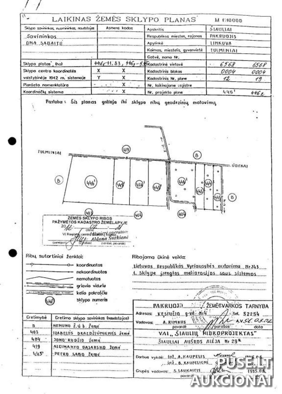 Žemės sklypas Sklypai Pakruojis District Municipality, Lithuania 1