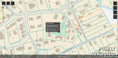 4/5 dalis žemės sklypo Vilniuje Gvazdikų Sodų g. 3616 EUR, pradinė kaina, investicija