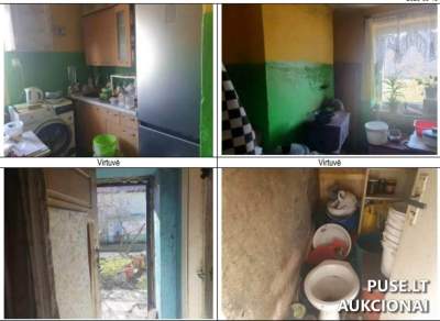 3/4 dalis buto Kintuose, Kuršių g. 14, su tvarto dalimi, pradinė kaina 8520 EUR