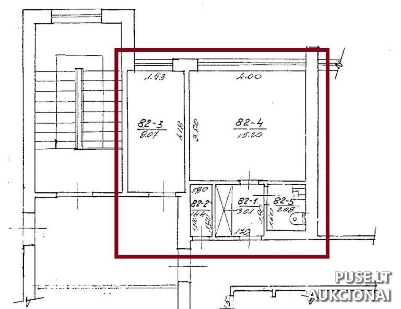 Butas Patalpos/Butai Draugystės g. 16, Mažeikiai, 89168 Mažeikių r. sav., Lithuania 1
