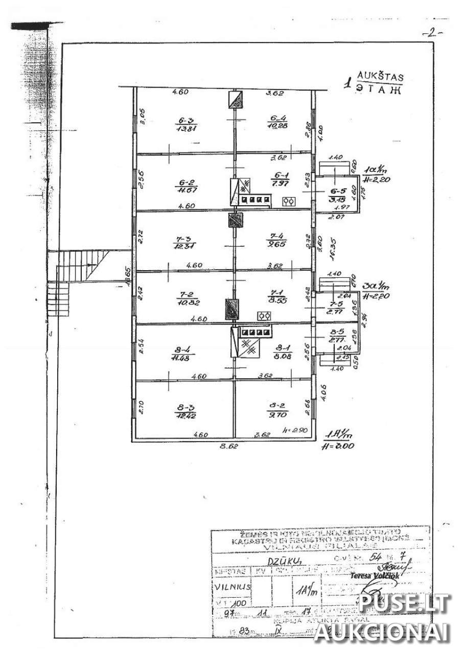 Butas Patalpos/Butai Dzūkų g. 54, Vilnius, 02118 Vilniaus m. sav., Lithuania 1