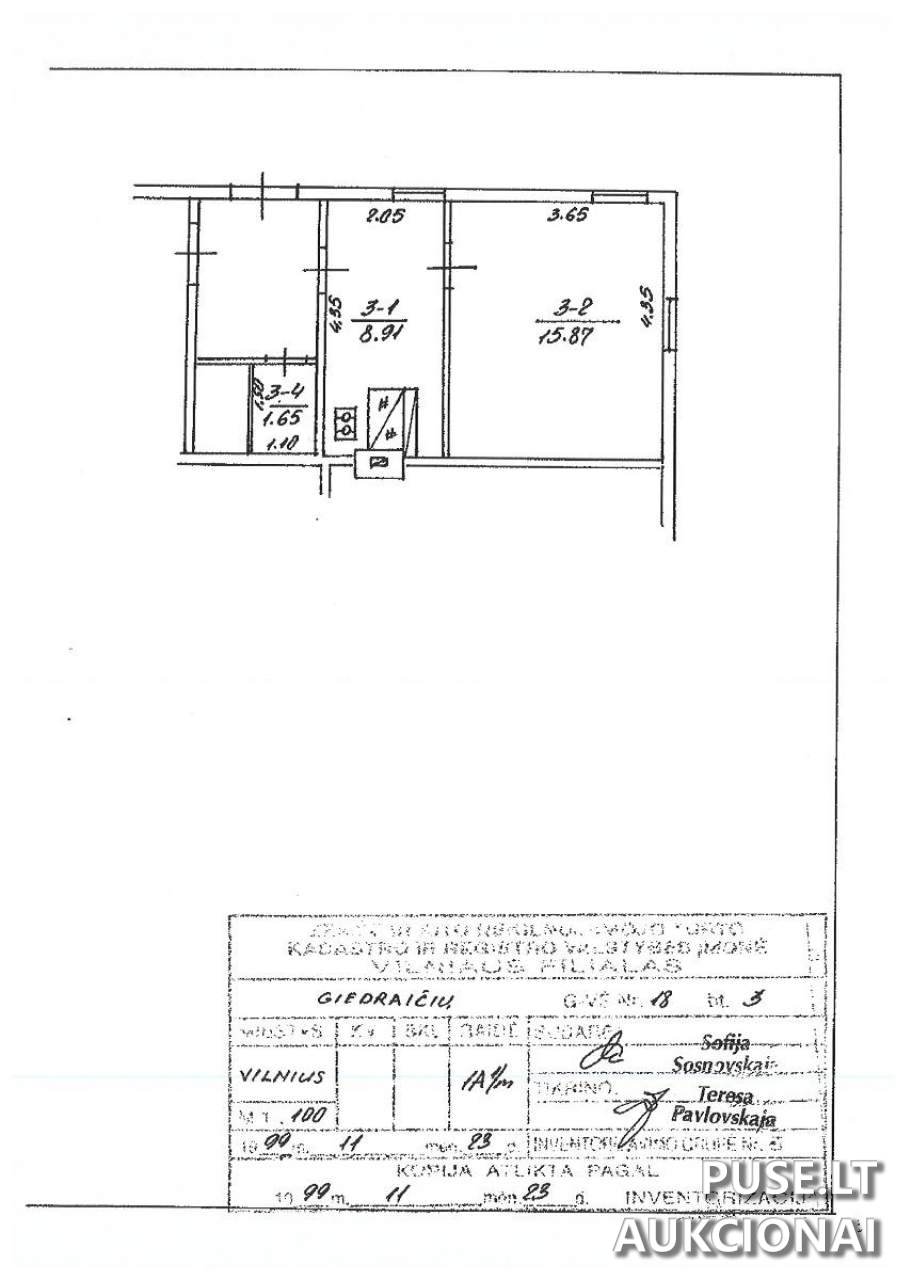 Butas Patalpos/Butai Giedraičių g. 18, 09301 Vilnius, Lithuania 1