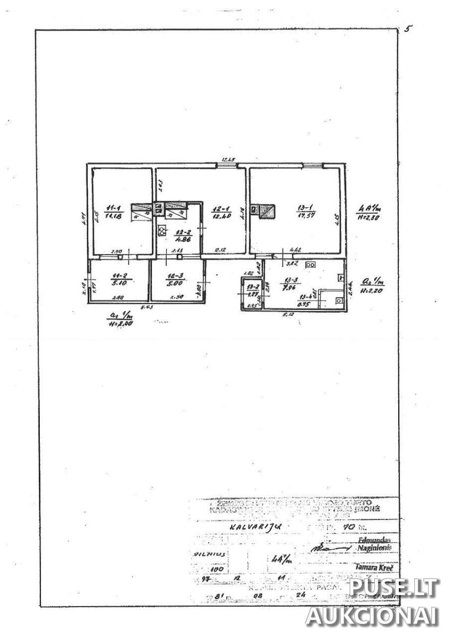 Butas Patalpos/Butai Kalvarijų g. 70, 09303 Vilnius, Lithuania 1